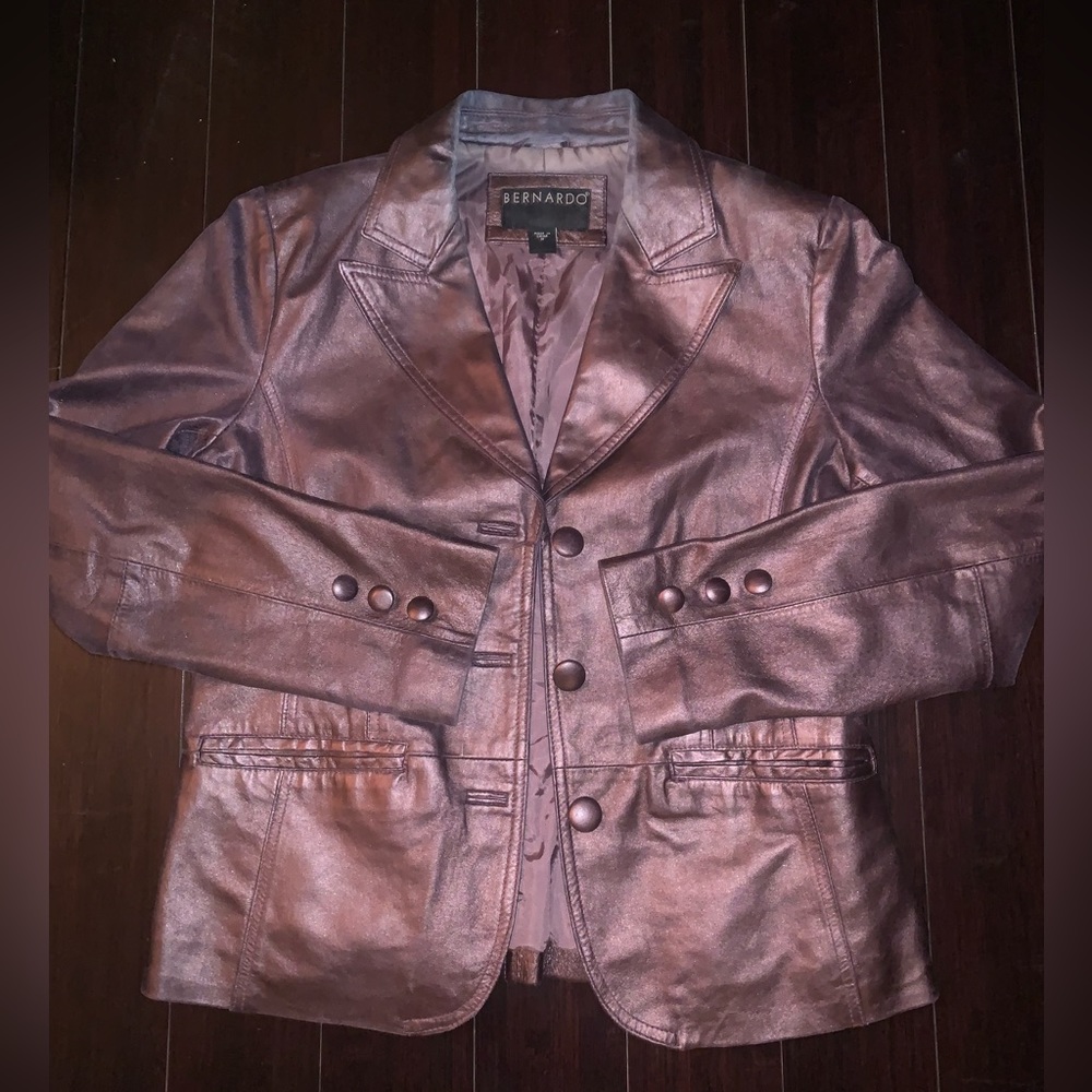 Bernardo leather jacket